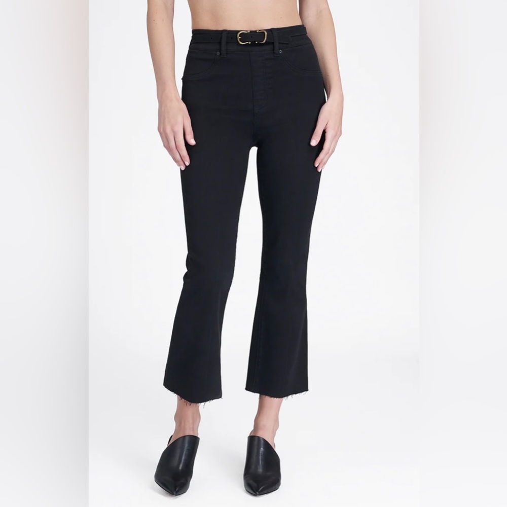 Spanx cropped flare jeans